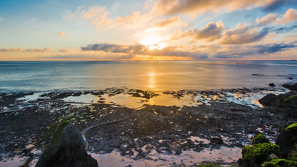 Green Island sunrise