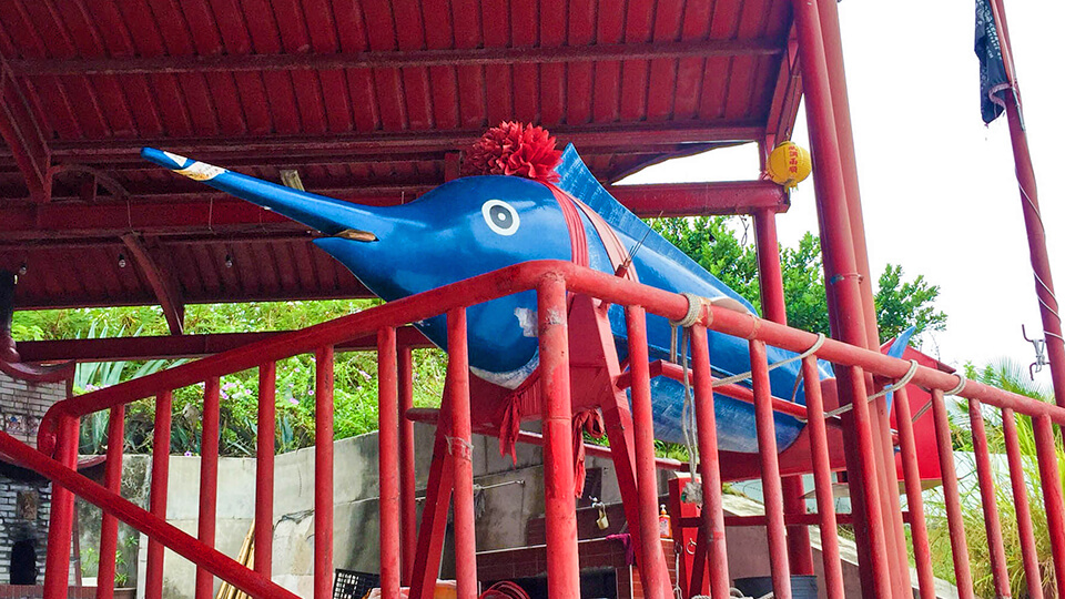 The only marlin god – the Marlin God at Wanshan Temple